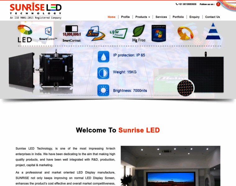 Sunriseledtech.com thumbnail