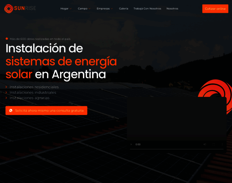 Sunrisenergia.com thumbnail