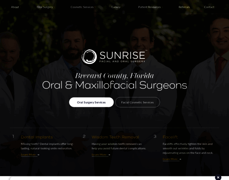 Sunriseoralsurgery.com thumbnail