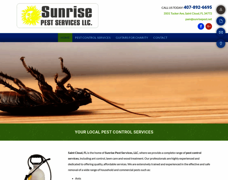 Sunrisepestservices.com thumbnail