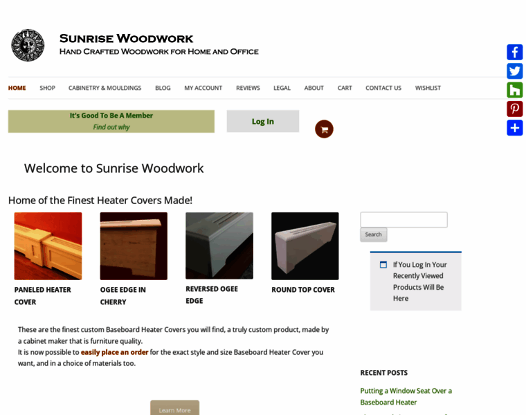 Sunrisewoodwork.com thumbnail