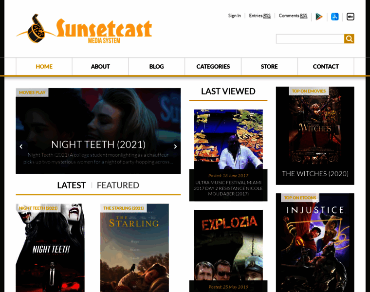 Sunsetcast.com thumbnail