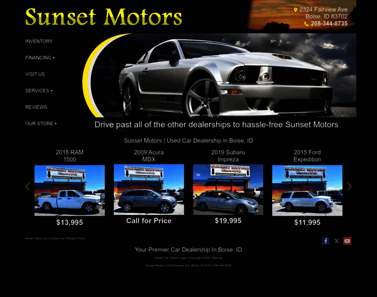 Sunsetmotorsid.com thumbnail