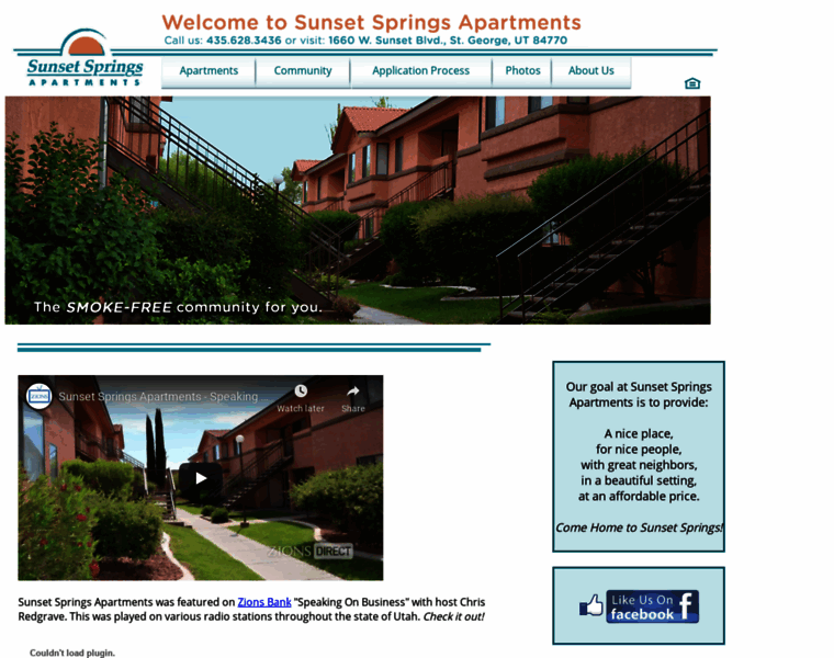 Sunsetspringsapts.com thumbnail