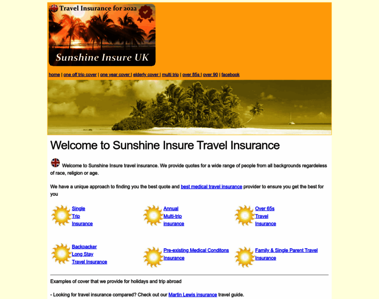 Sunshineinsure.co.uk thumbnail