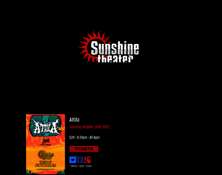 Sunshinetheaterlive.com thumbnail