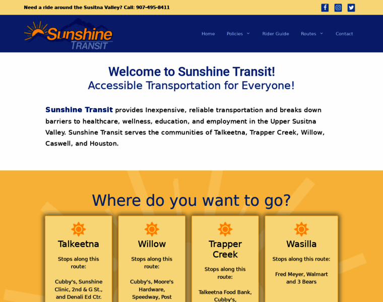 Sunshinetransit.org thumbnail