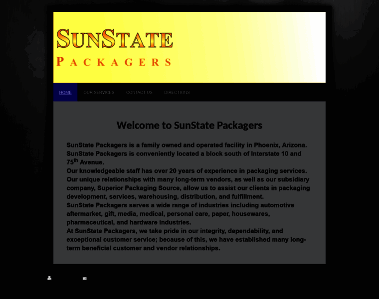 Sunstatepackagers.com thumbnail