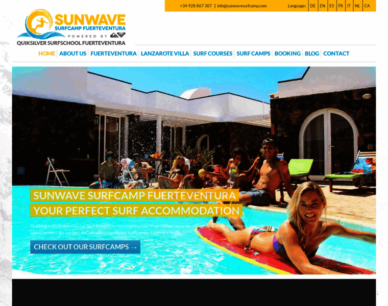 Sunwavesurfcamp.com thumbnail