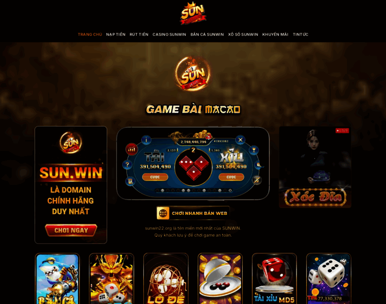 Sunwin22.org thumbnail