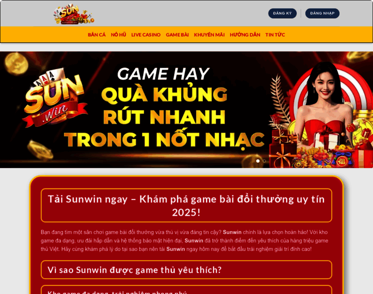 Sunwin83.biz thumbnail
