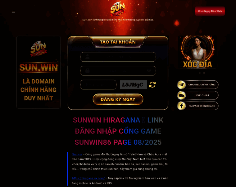 Sunwin86.page thumbnail