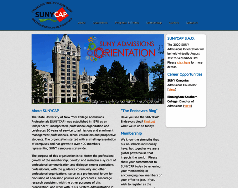 Sunycap.org thumbnail