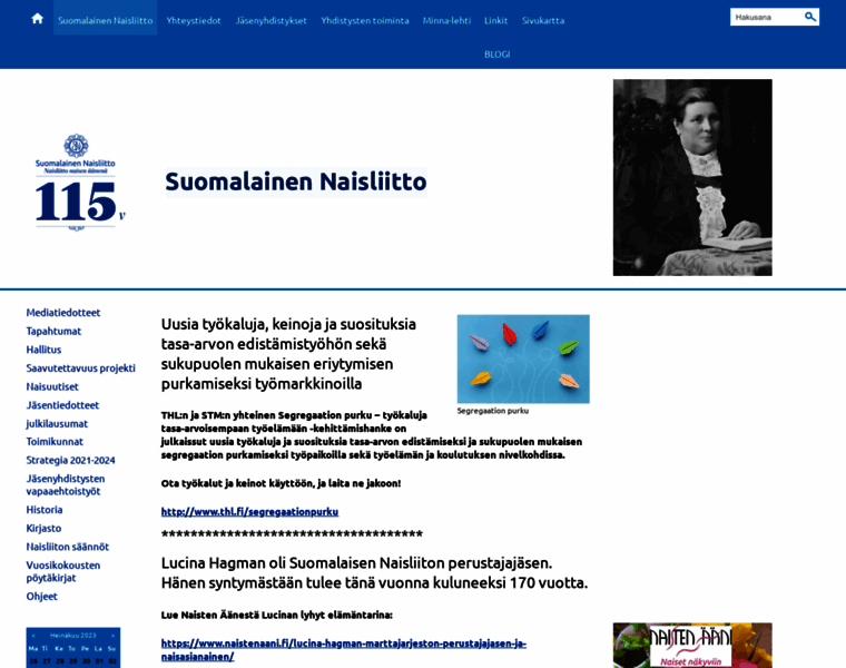 Suomalainennaisliitto.fi thumbnail
