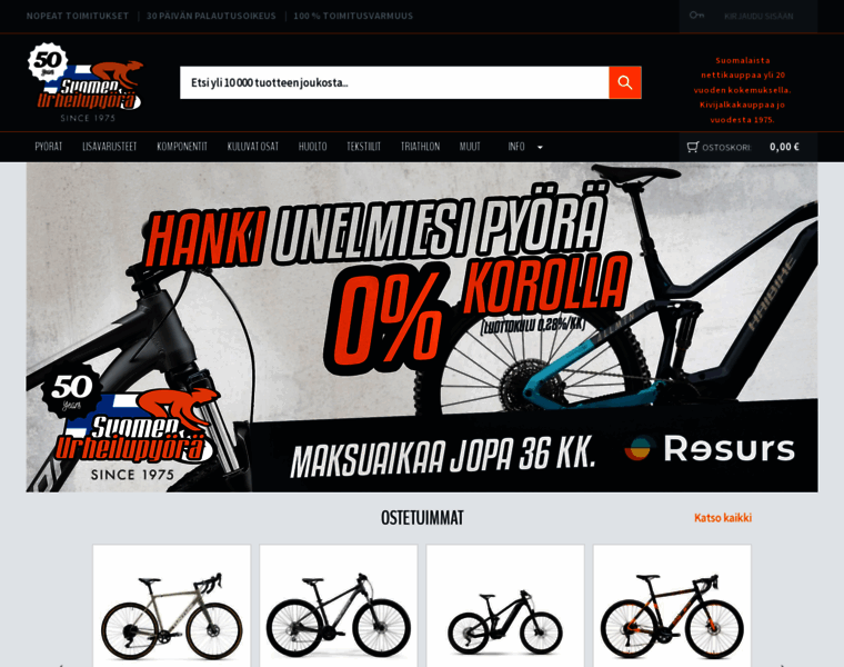 Suomenurheilupyora.fi thumbnail