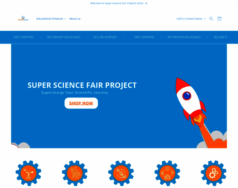 Super-science-fair-projects.com thumbnail