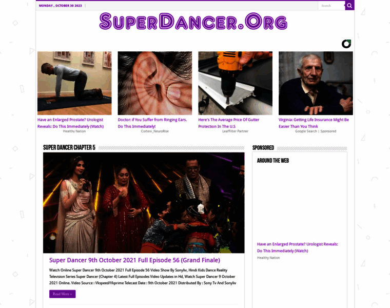 Superdancer.org thumbnail