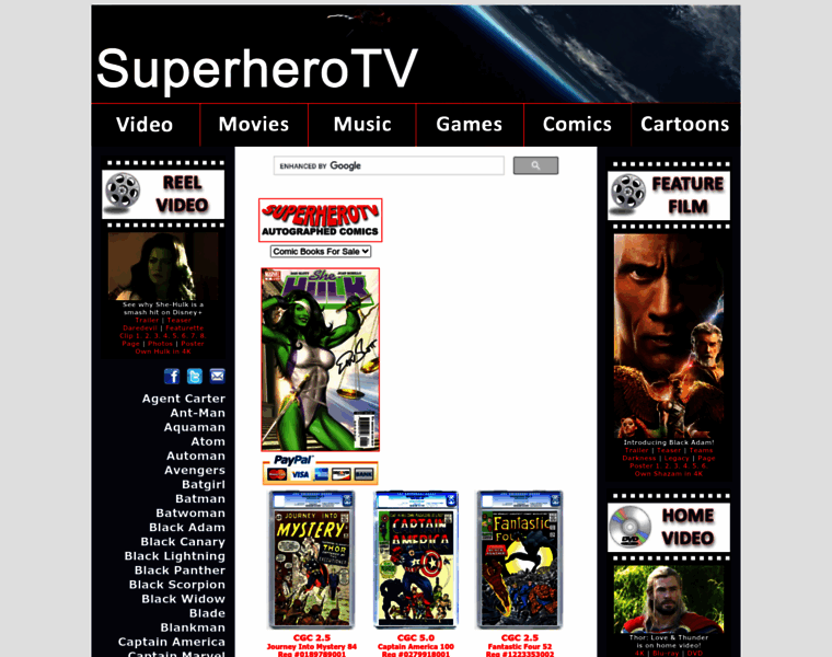 Superherotv.com thumbnail