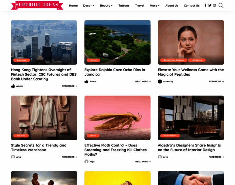 Superhitideas.com thumbnail