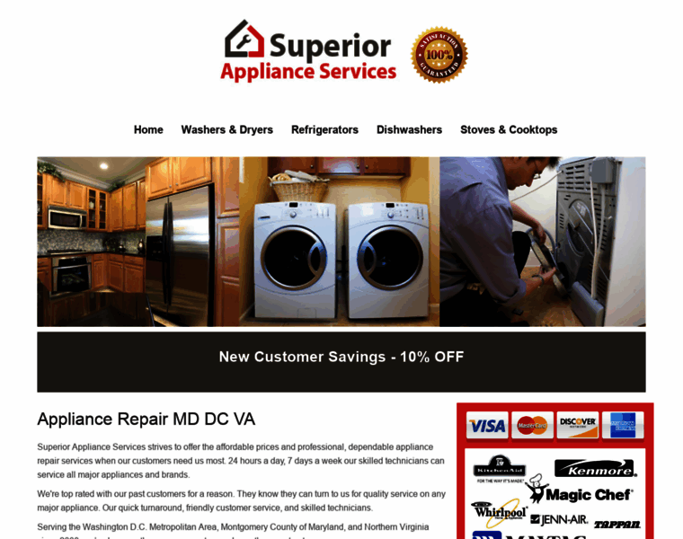 Superiorapplianceservices.com thumbnail