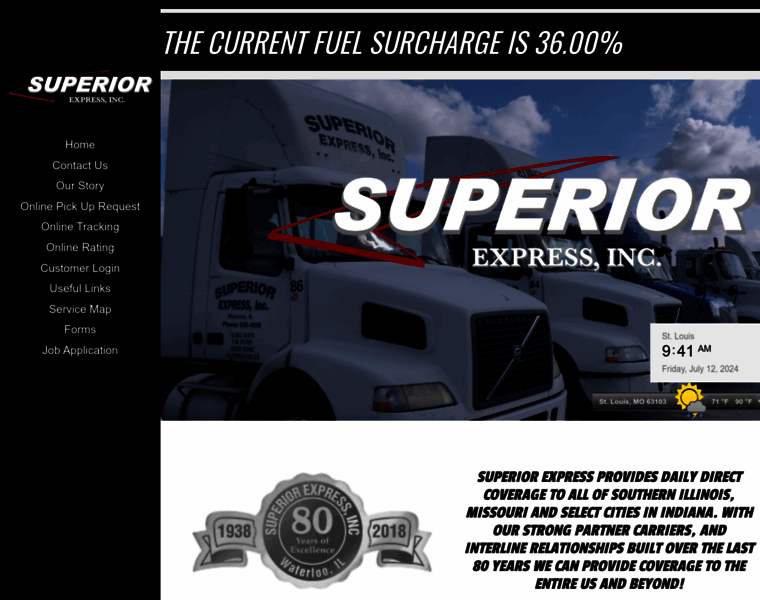 Superiorexpressinc.com thumbnail