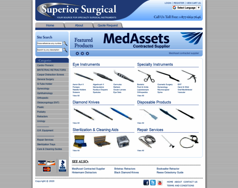 Superiorsurgical.com thumbnail