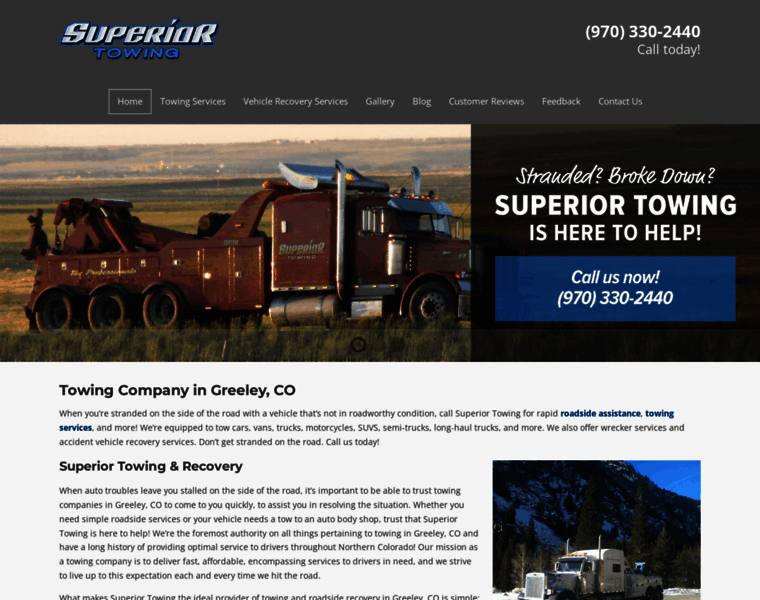Superiortowinggreeley.com thumbnail