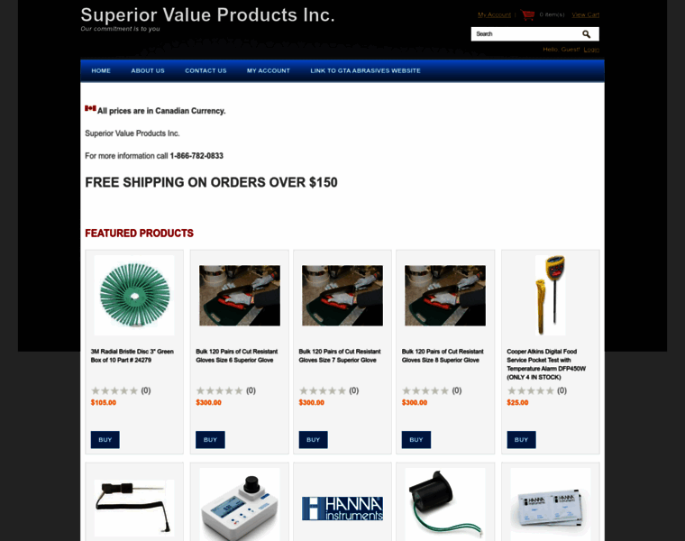 Superiorvalueproducts.com thumbnail