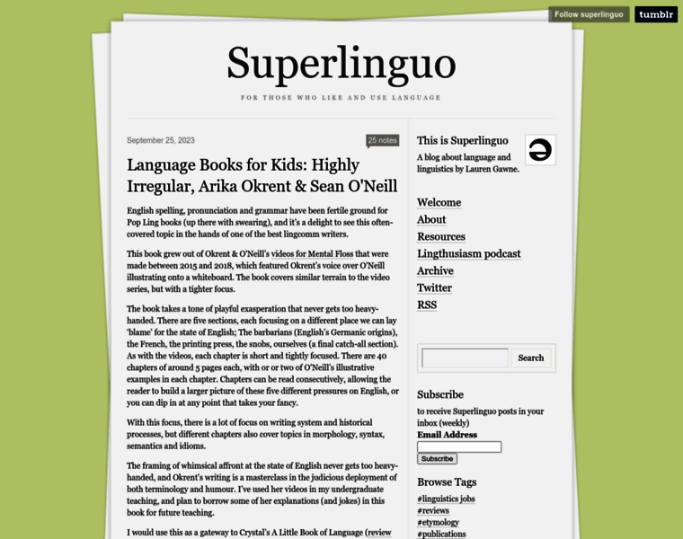 Superlinguo.com thumbnail