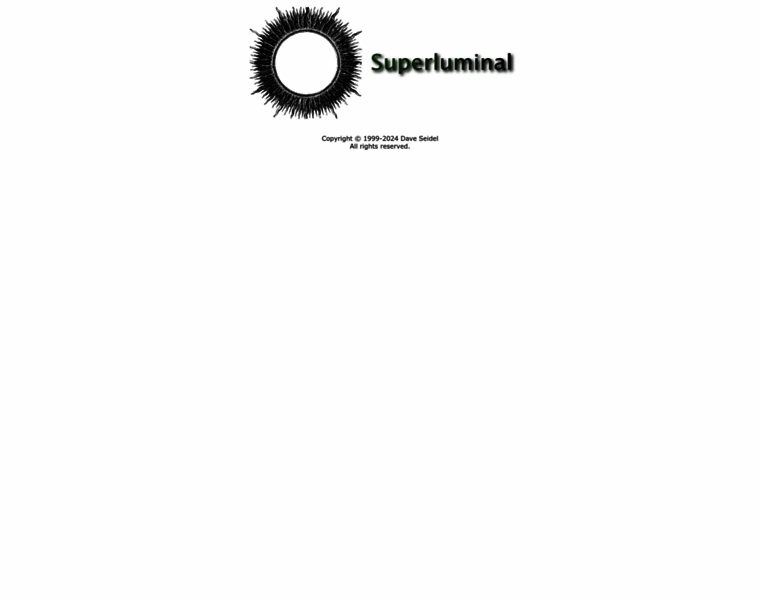 Superluminal.com thumbnail
