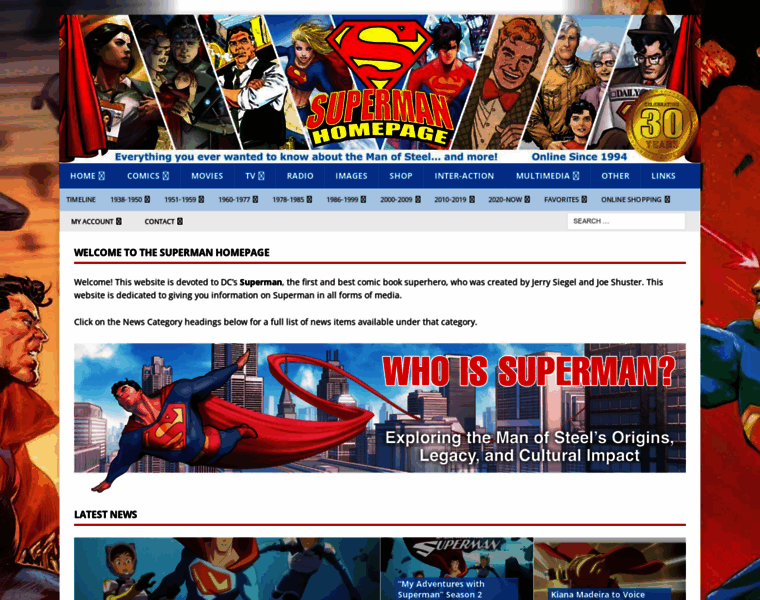 Supermanhomepage.com thumbnail