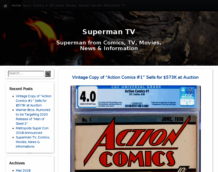 Supermantv.net thumbnail