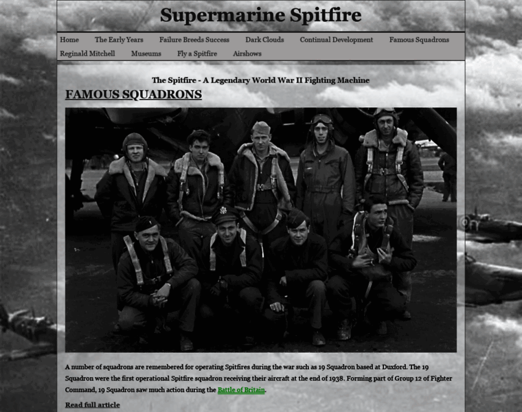 Supermarine-spitfire.co.uk thumbnail