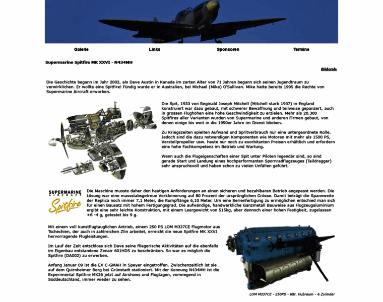Supermarine-spitfire.de thumbnail