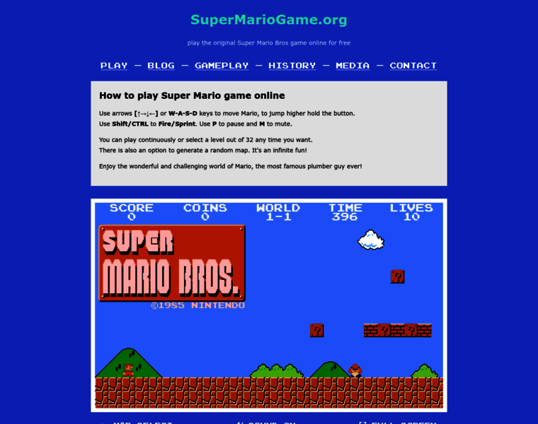 Supermariogame.org thumbnail Supermariogame.org thumbnail