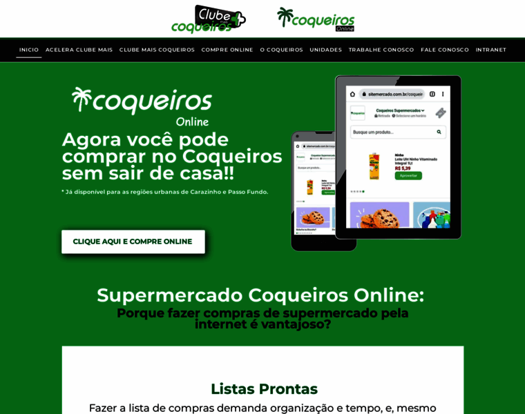 Supermercadocoqueiros.com.br thumbnail