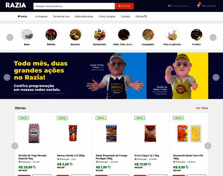 Supermercadorazia.com.br thumbnail