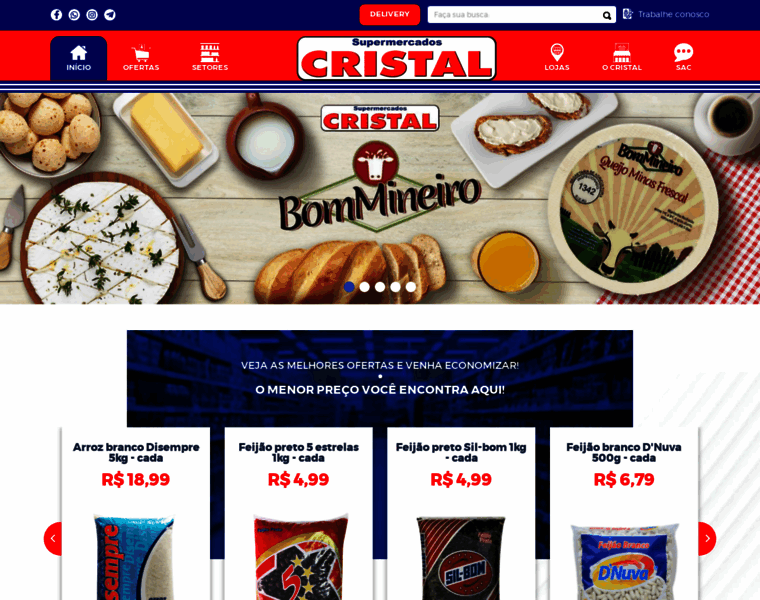 Supermercadoscristal.com.br thumbnail