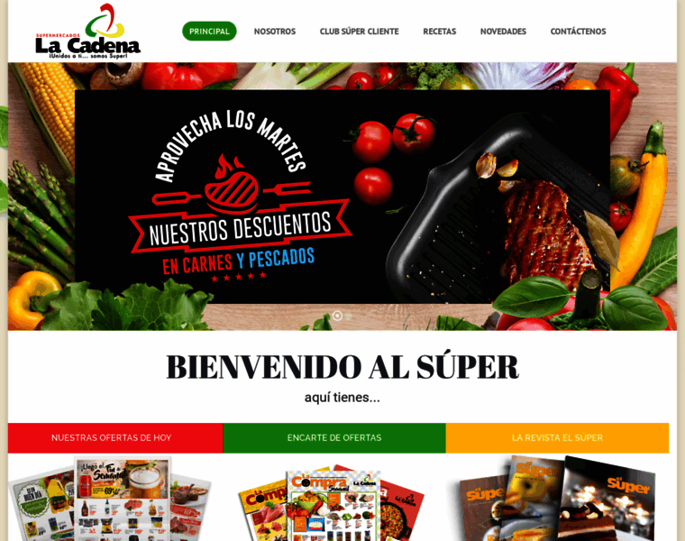 Supermercadoslacadena.com thumbnail