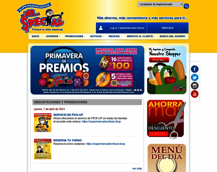 Supermercadosmrspecial.com thumbnail