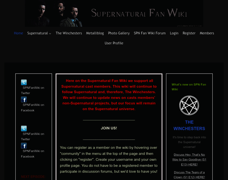 Supernatural-fan-wiki.com thumbnail