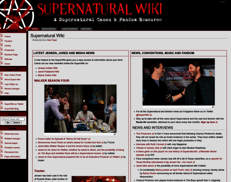 Supernaturalwiki.com thumbnail