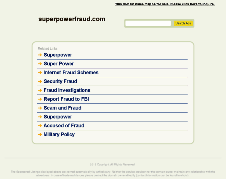 Superpowerfraud.com thumbnail