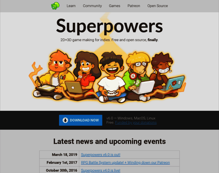 Superpowers-html5.com thumbnail