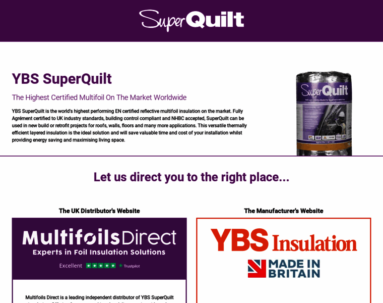 Superquilt-insulation.co.uk thumbnail