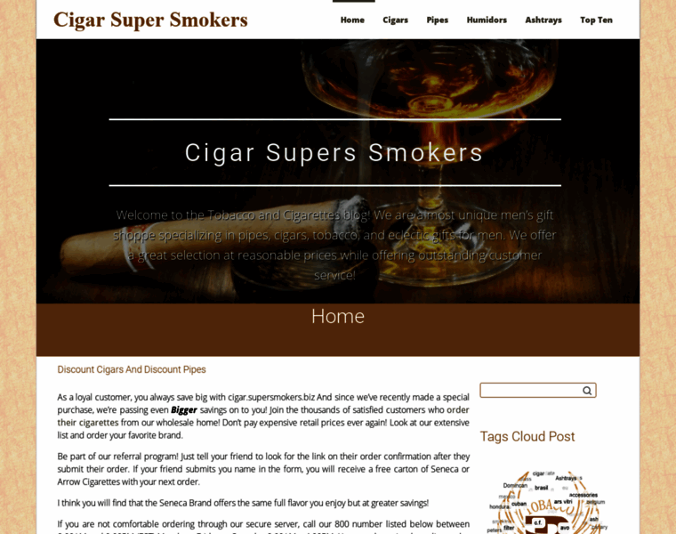 Supersmokers.biz thumbnail