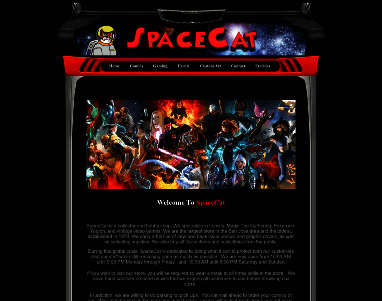 Superspacecat.com thumbnail