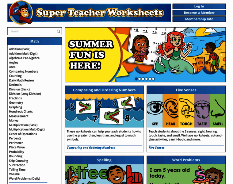 Superteacherworksheets.com thumbnail