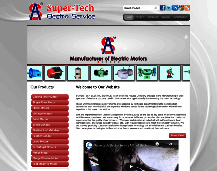 Supertechelectromotor.com thumbnail