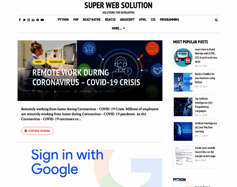 Superwebsolution.com thumbnail